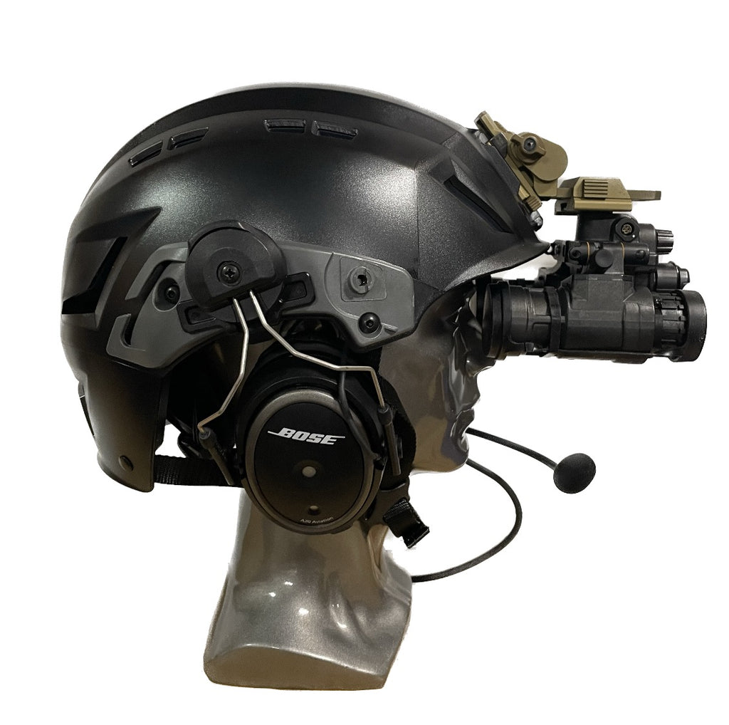 NVG capable helmet with integrated Bose A30