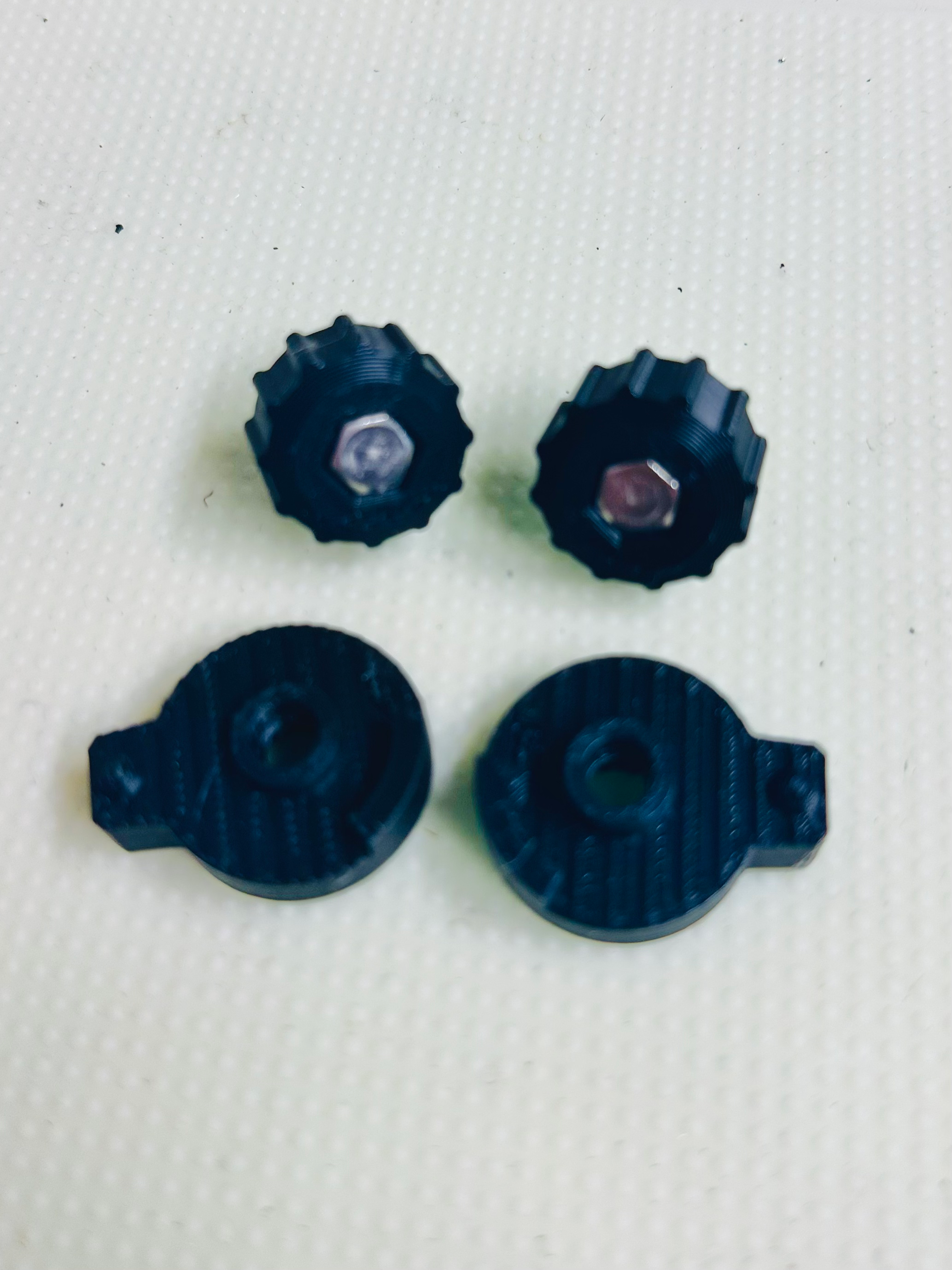 Sky Cowboy visor replacement hardware, locking fittings and knurled thumb screws
