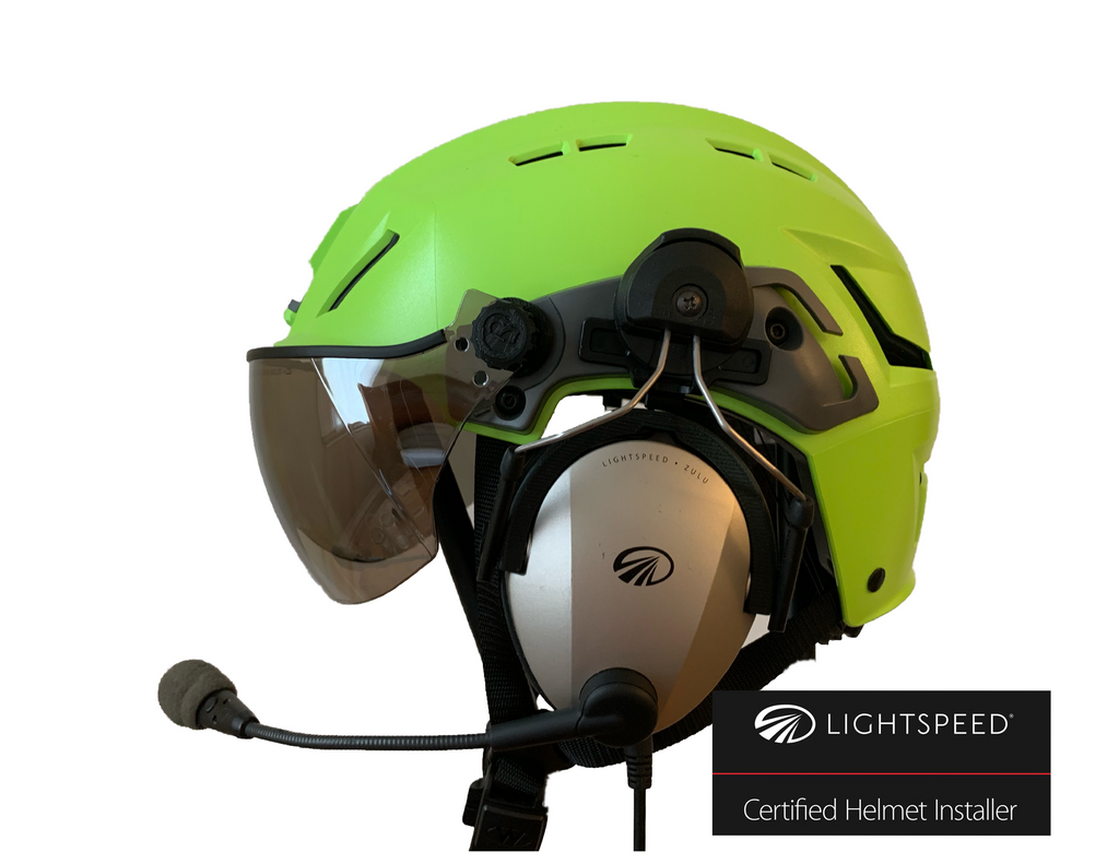 Complete helmet with LightSpeed Zulu 3