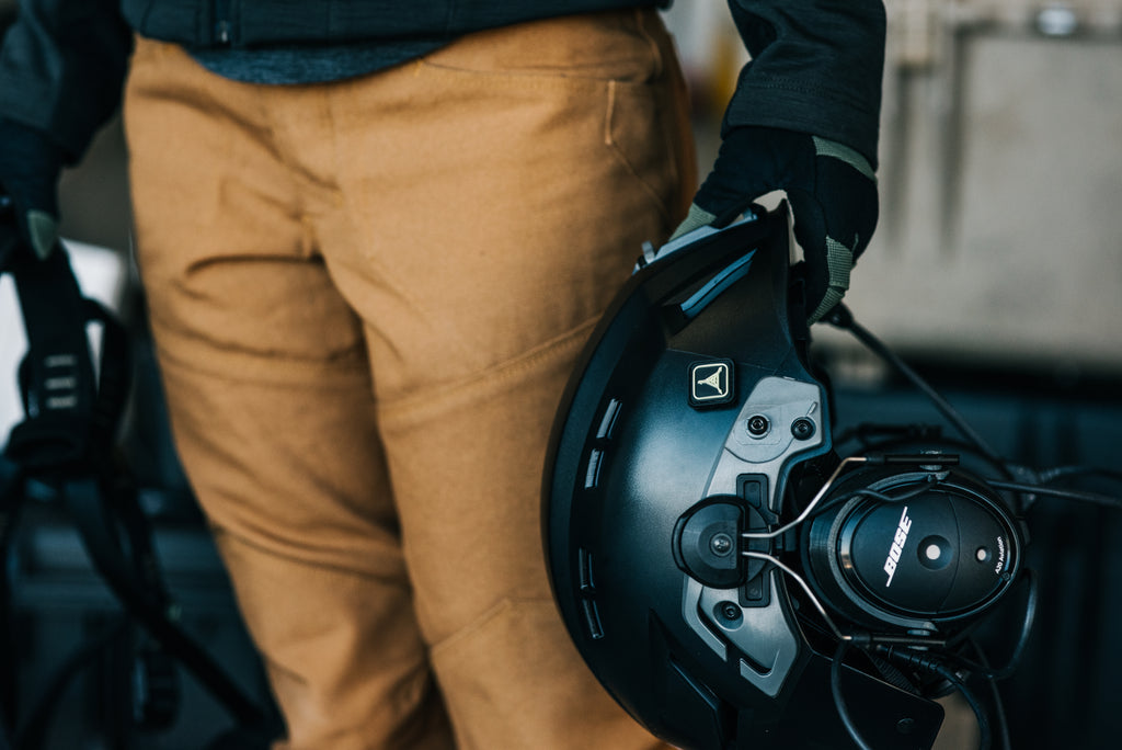 Backcountry flying with the Sky Cowboy helmet